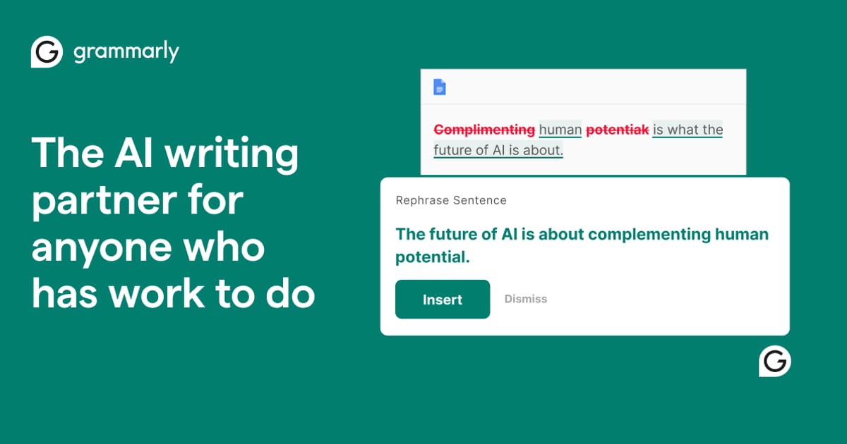 Grammarly interface screenshot